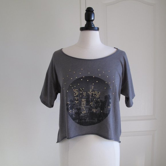 HOLLISTER Grey Los Angeles City Light Tshirt - Picture 8 of 11